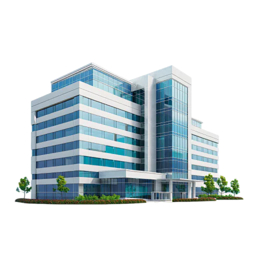 Hotel building typology illustration