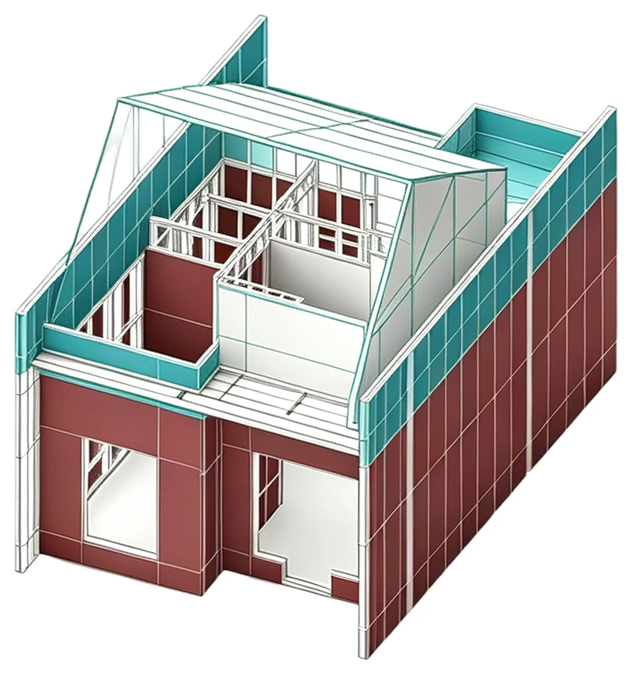 Unit M Block Structure wall-panel building assembly reference
