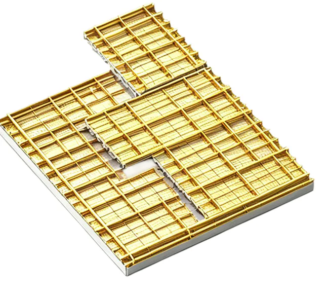Prefabricated floor panel shown in the Unit M technical material